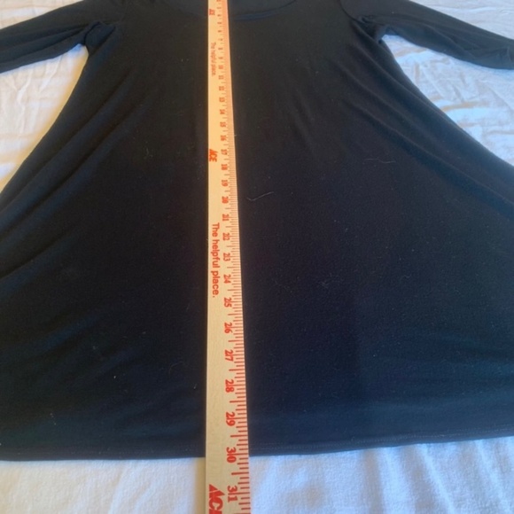 Eileen Fisher Cotton Dress Black Size Small Petite - Picture 4 of 7